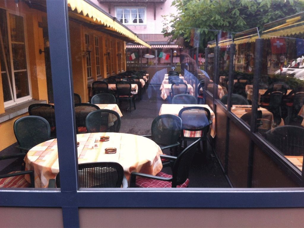 Terrasse - Ristorante Pizzeria Arcobaleno - Unterseen