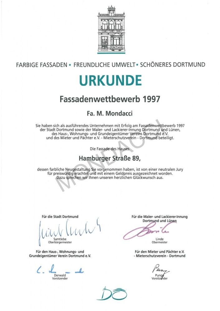 Fassadenpreis 1997