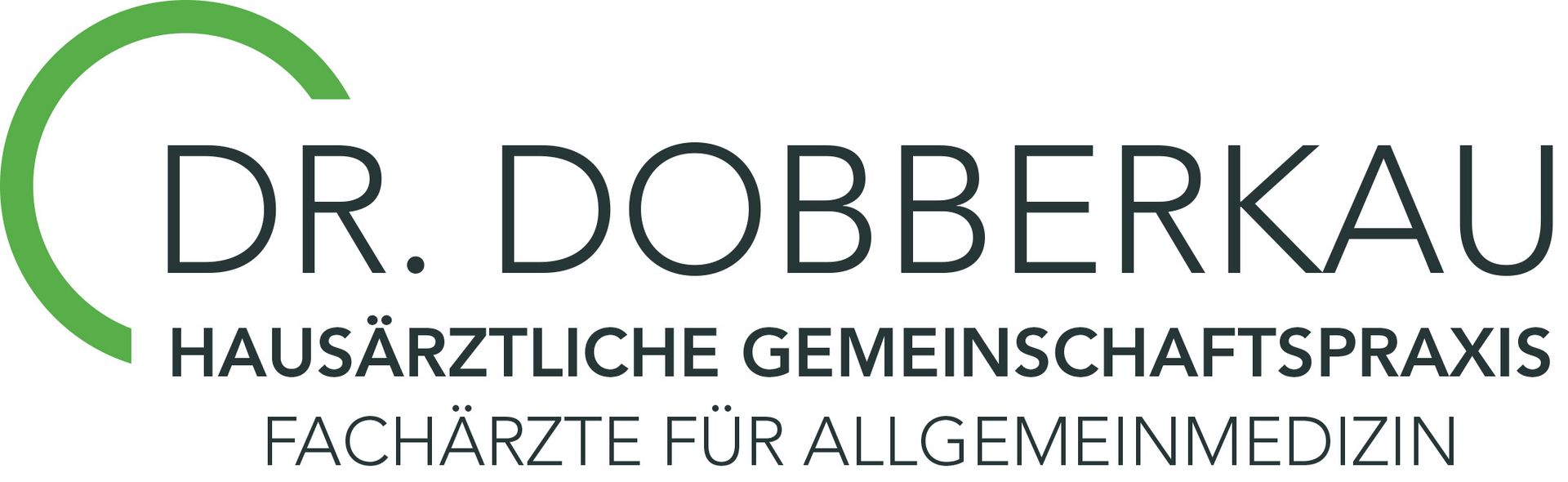 Ein Logo für einen Arzt namens Dr. Dobberkau