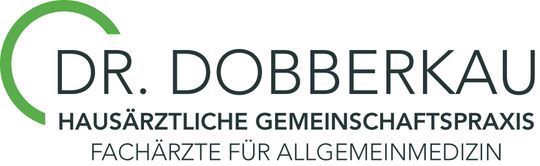Ein Logo für einen Arzt namens Dr. Dobberkau