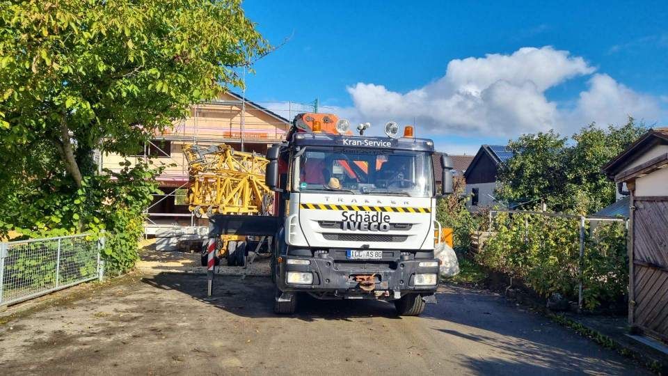 Fahrzeug vom Kranservice Schädle