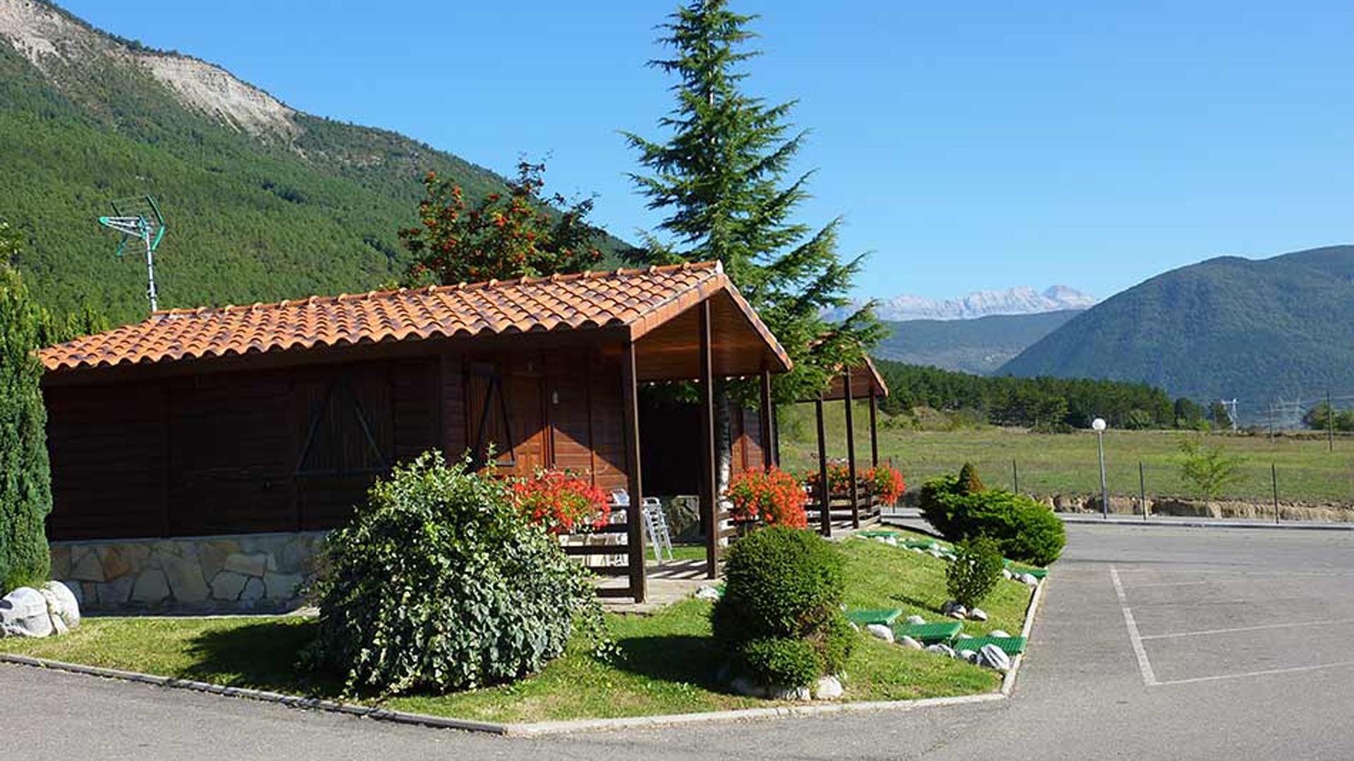 Camping con bungalows en Huesca Camping Valle de Tena