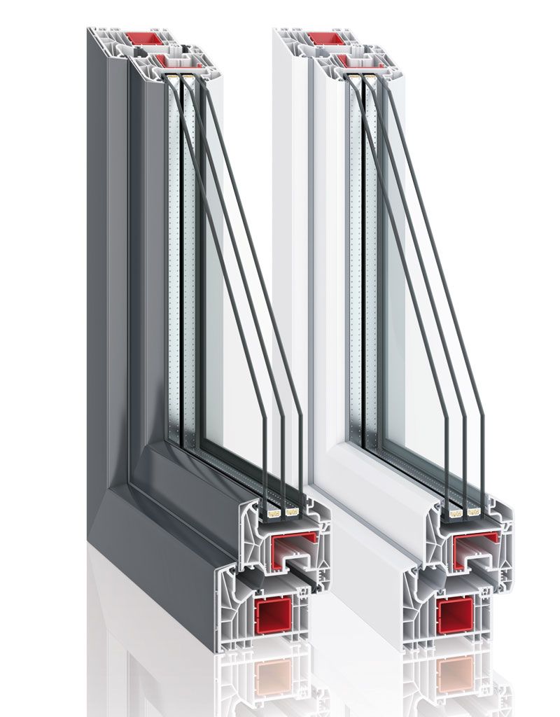 Fensterrahmen Querschnitt