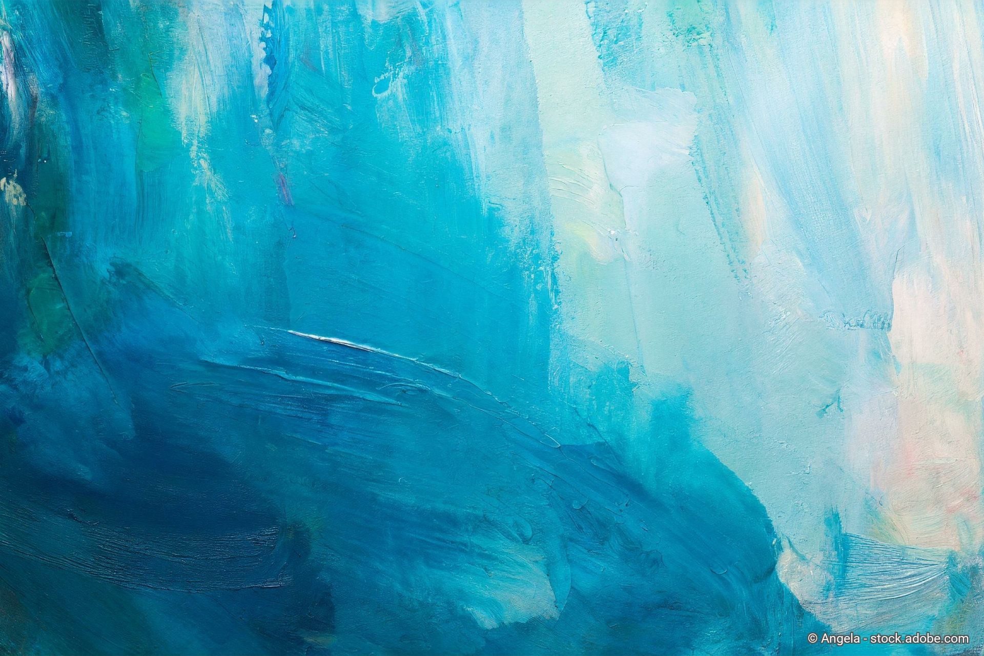 Abstrakte, blaue Wand