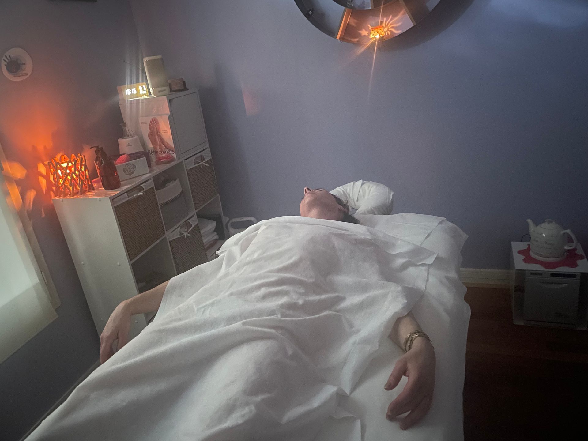 Cliente en pleine détente