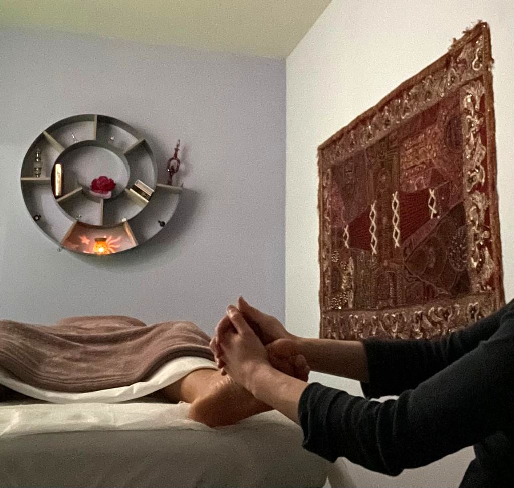 Massage personnalisé des pieds