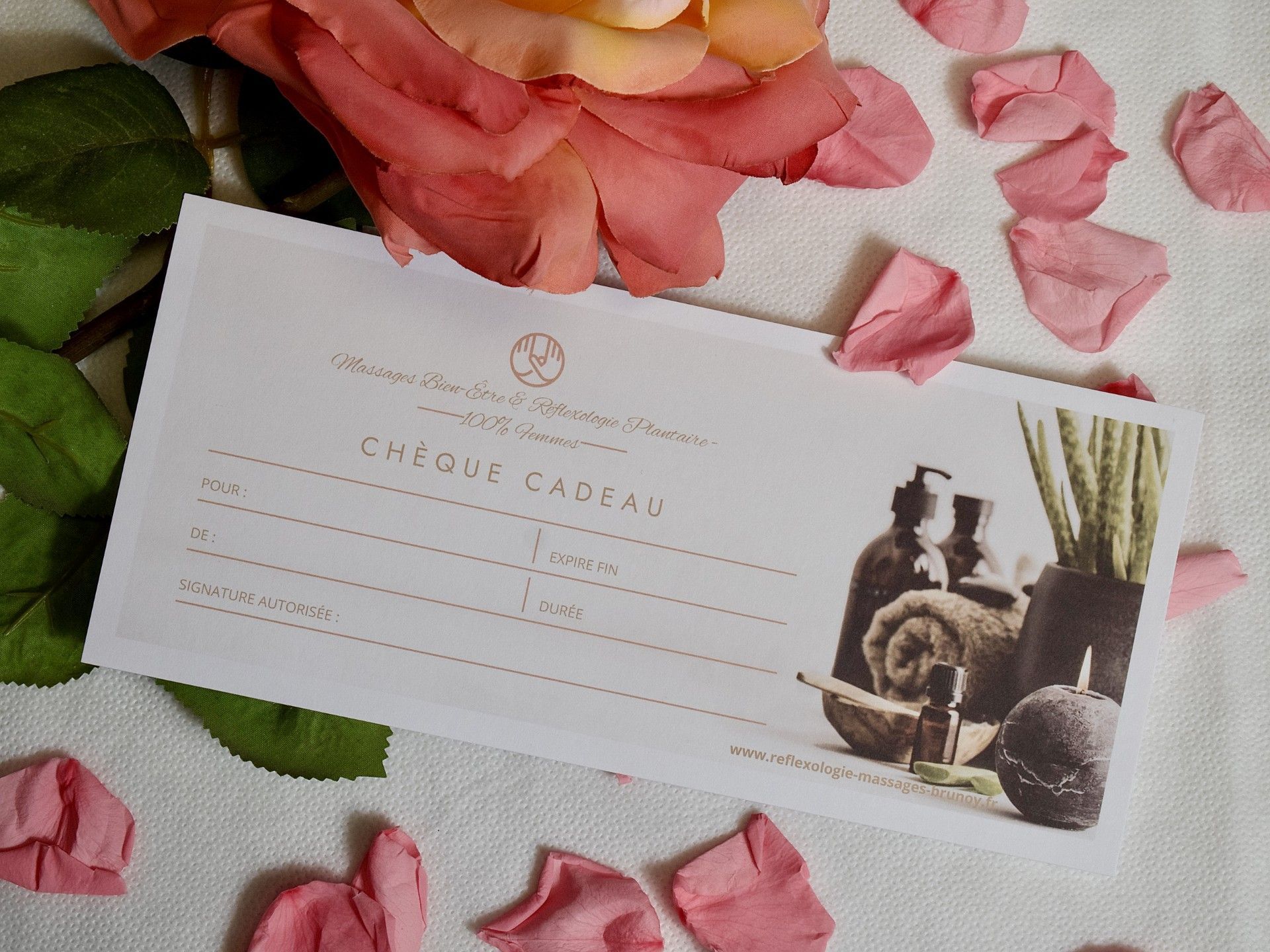 Carte cadeau massage