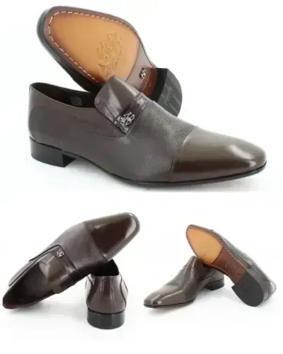 A collection of different types of shoes on a white background