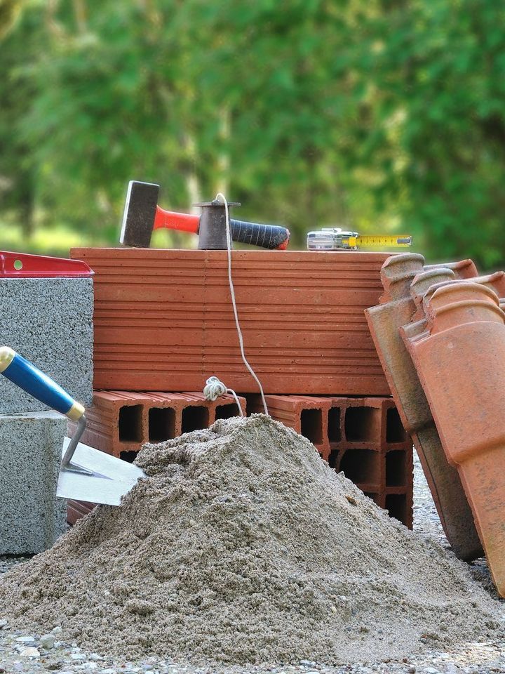 Du matériel de maçonnerie