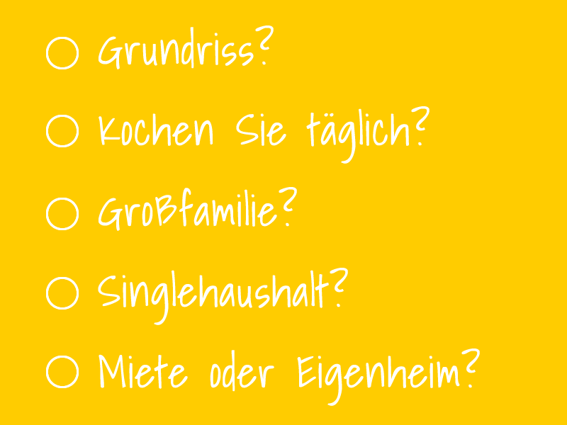 Kochen Sie täglich?