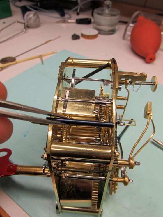 Clockmaker Artisan Schmid Zurich Restoration Antique Clocks