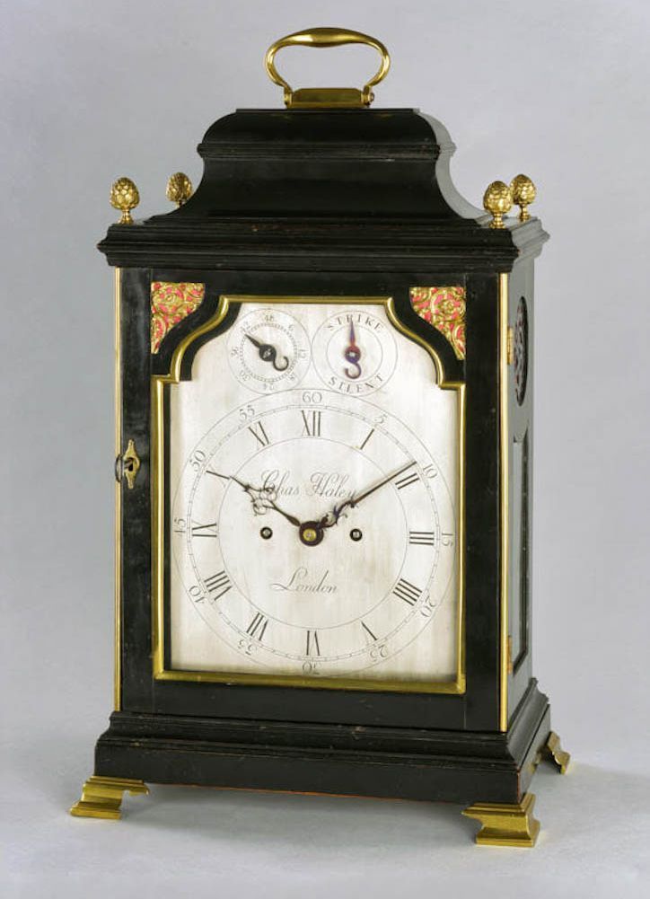 Englische Bracket Clock von Charles Haley