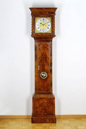 Horloge de parquet anglaise signée John Drew