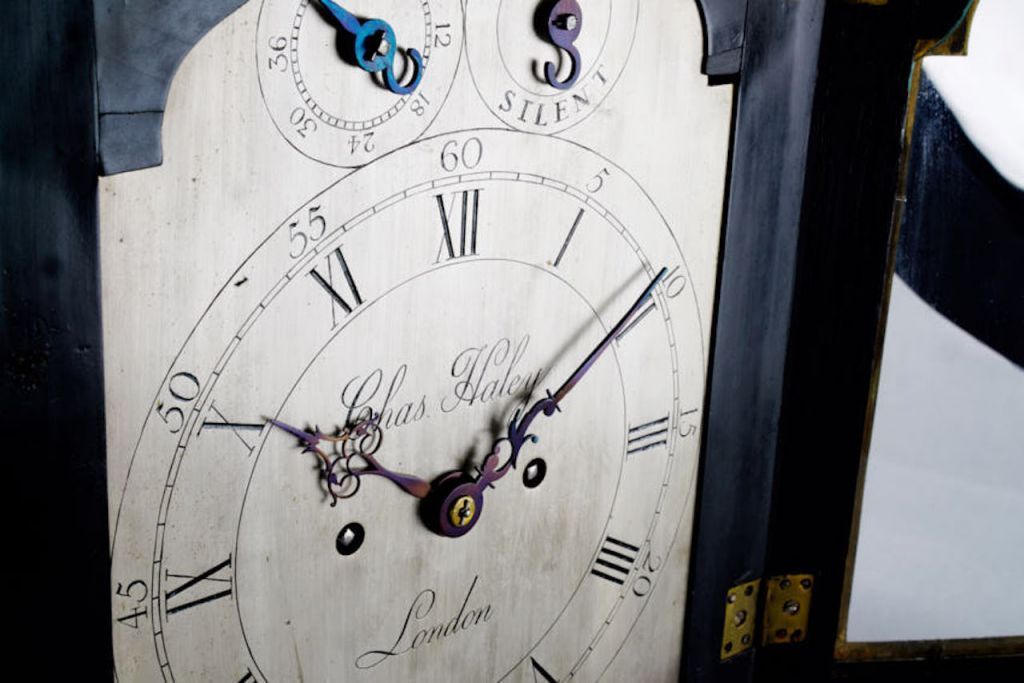 Englische Bracket Clock von Charles Haley