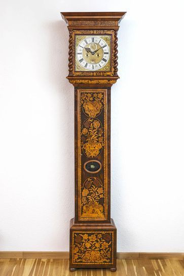 Horloge de parquet anglaise signée Edward Brookes