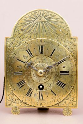 Horloge de table du sud de l’Allemagne signée Langschwert