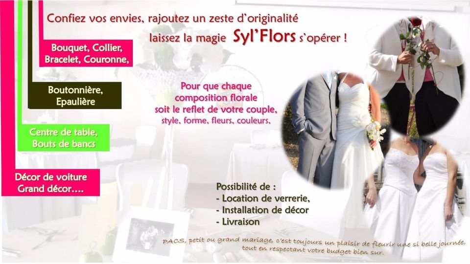 Fleurs MARIAGE - St Laurent de la Salanque - Fleuriste SYL'FLORS - Perpignan.jpg