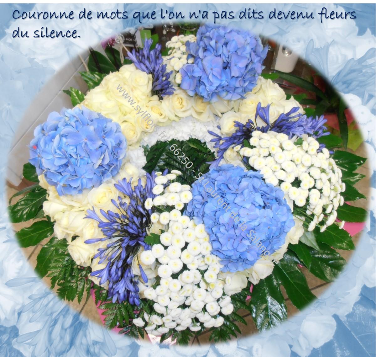 COURONNE HORIZON - Fleurs DEUIL - St Laurent de la Salanque - Fleurist