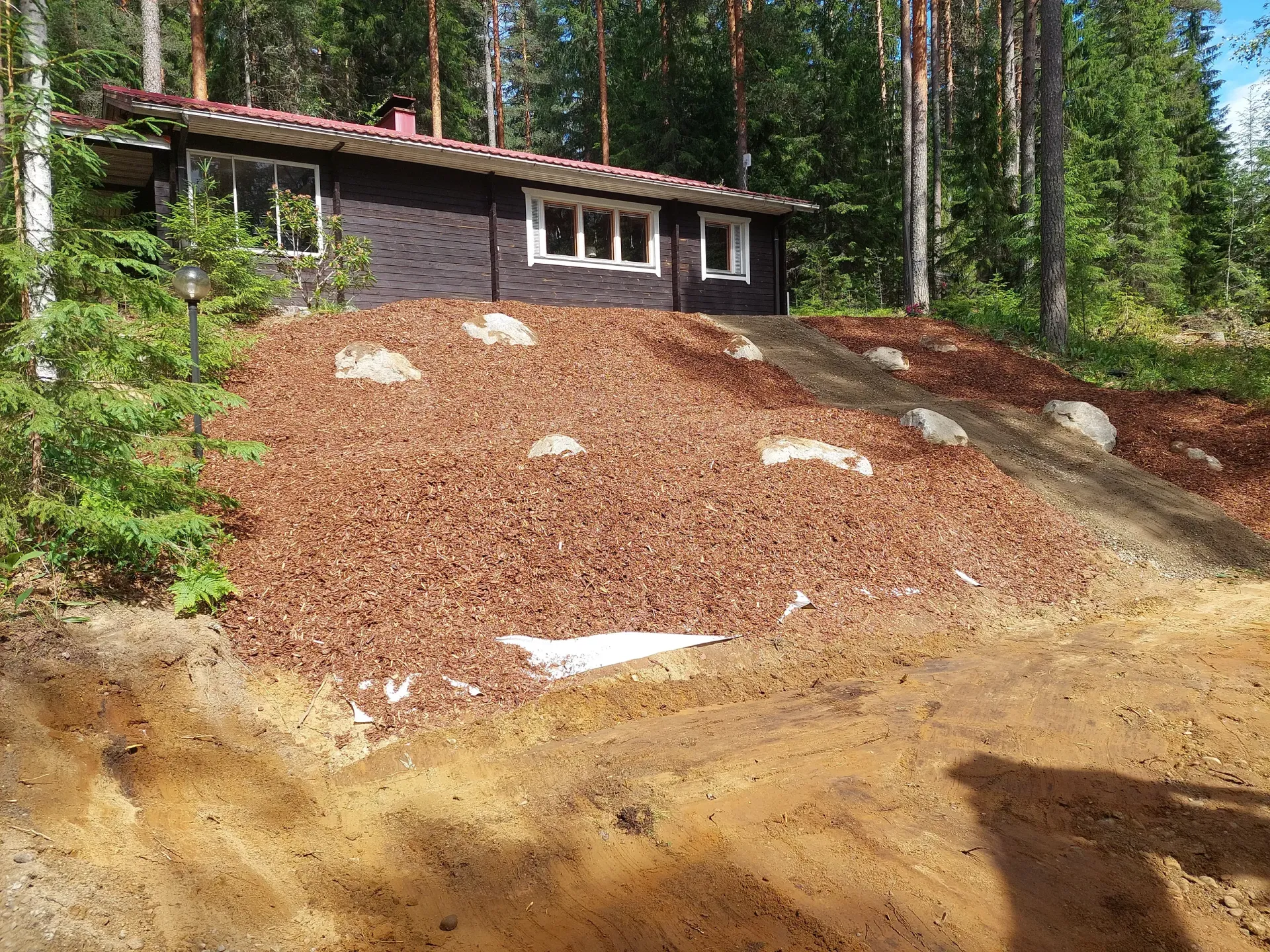 
Pihatöitä Jylisjärvellä
