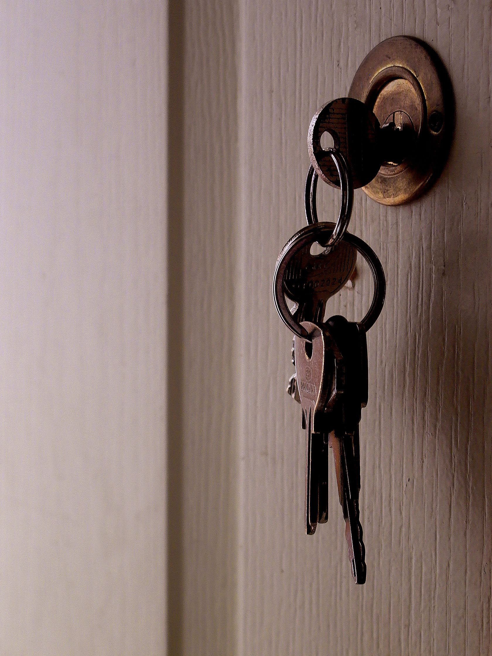 Clés dans une serrure
