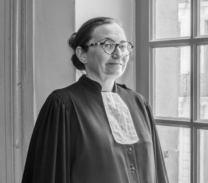 Portrait de Maître Tourel en noir et blanc