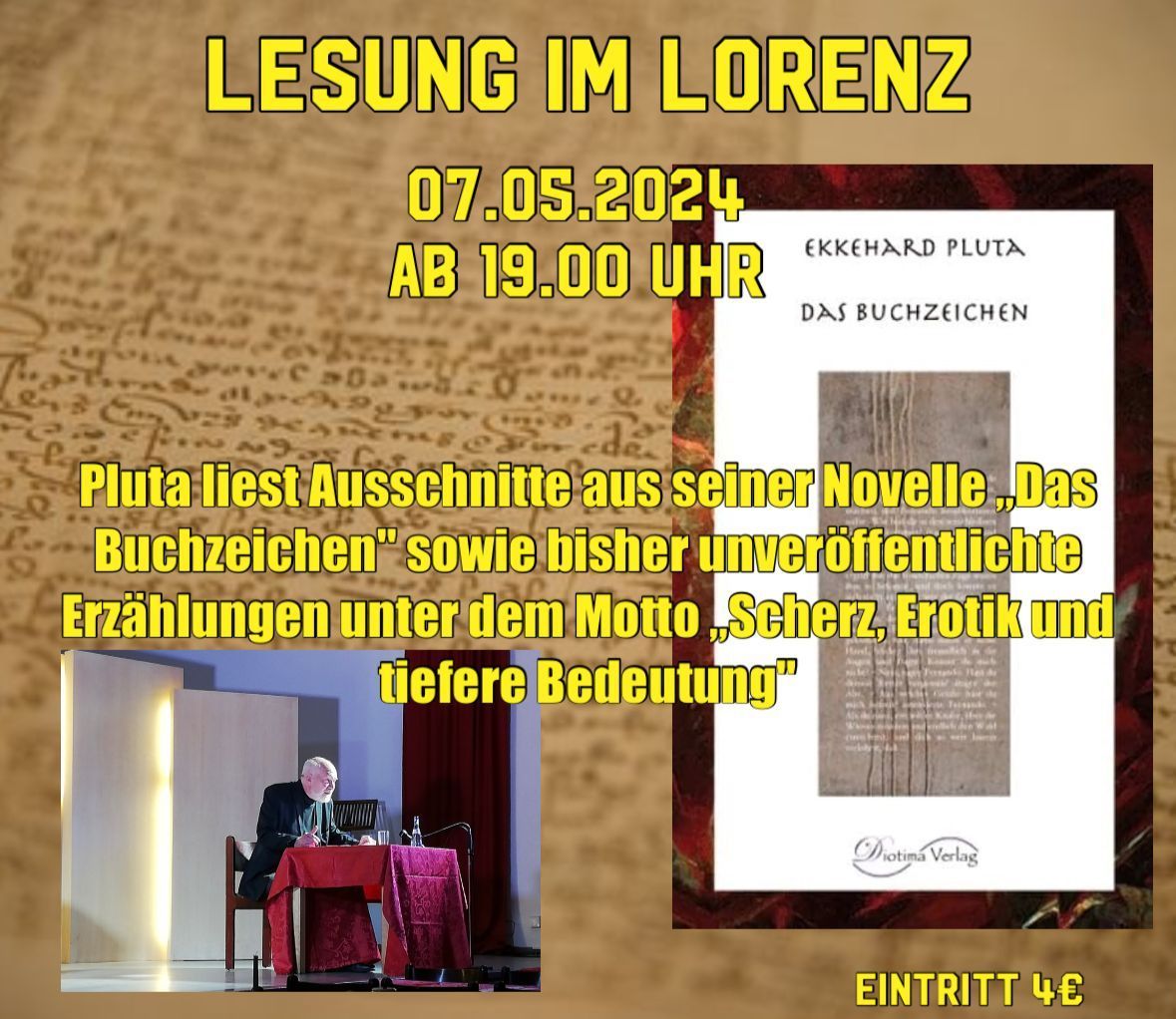 07.05.2024 Lesung Pluta | Lorenz Bar | Berlin