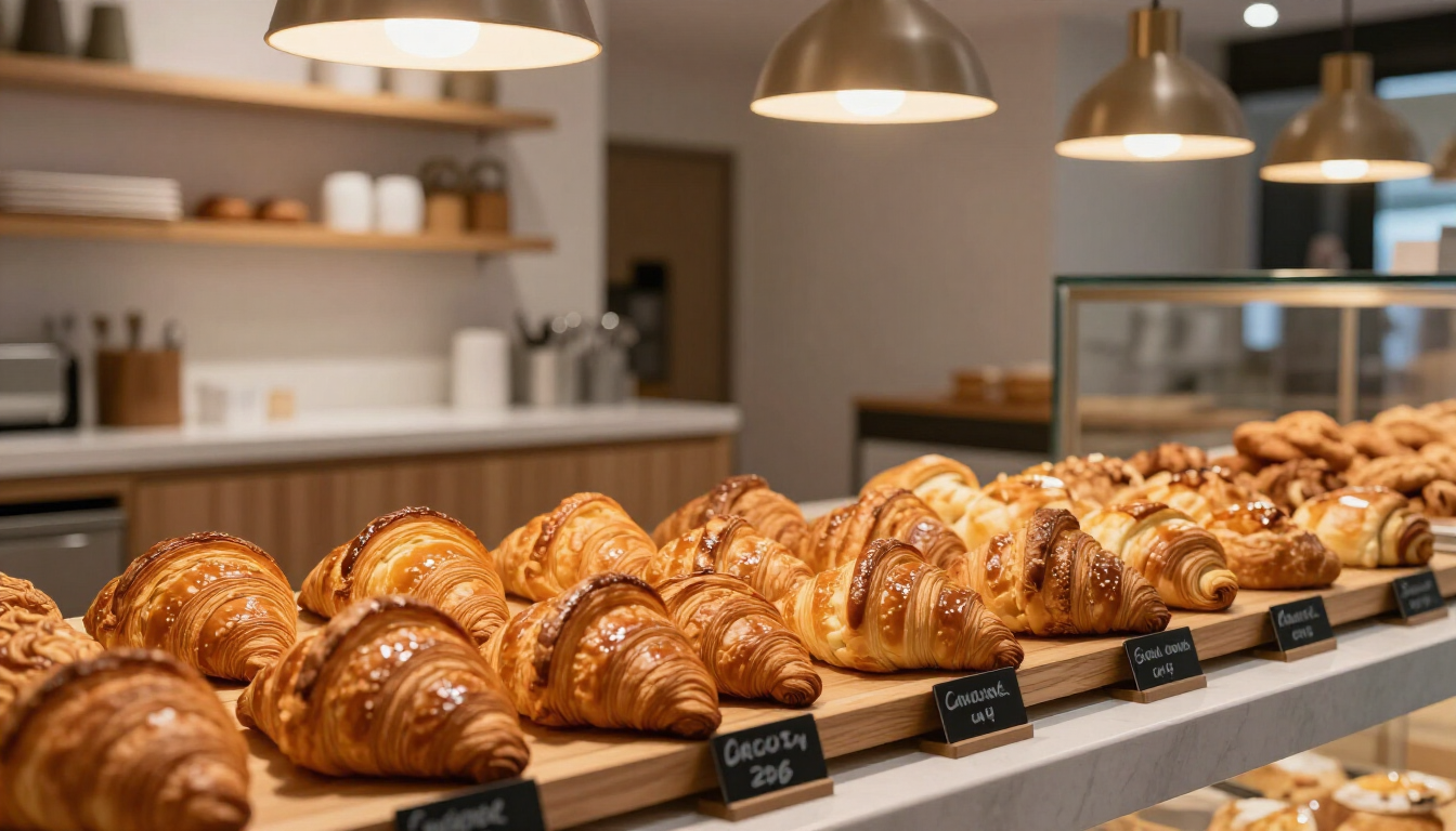 Surtido de pastelería y bollería artesanal recién horneada en Barcelona