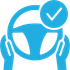 Icon Lenkrad, Haken, Hände