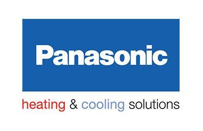 Logo de la marque Panasonic pour les solutions heating et cooling