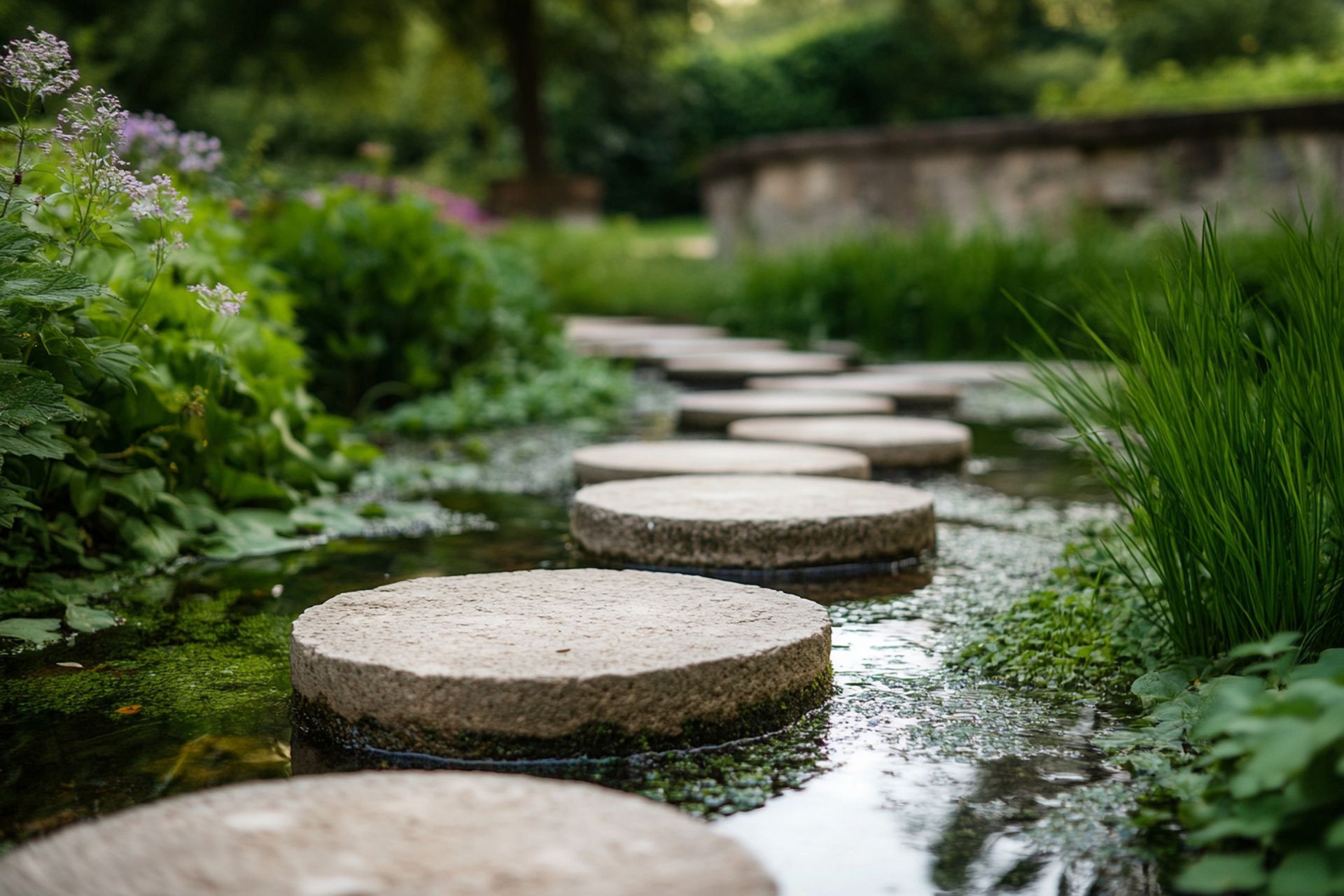 Blöcke aus Beton in verschiedenen Größen