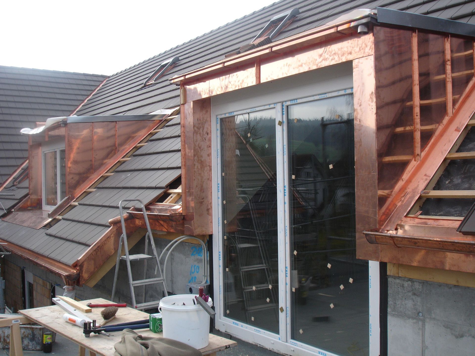 Arbeiten - Bossert Roger Bauspenglerei / Flachbedachungen