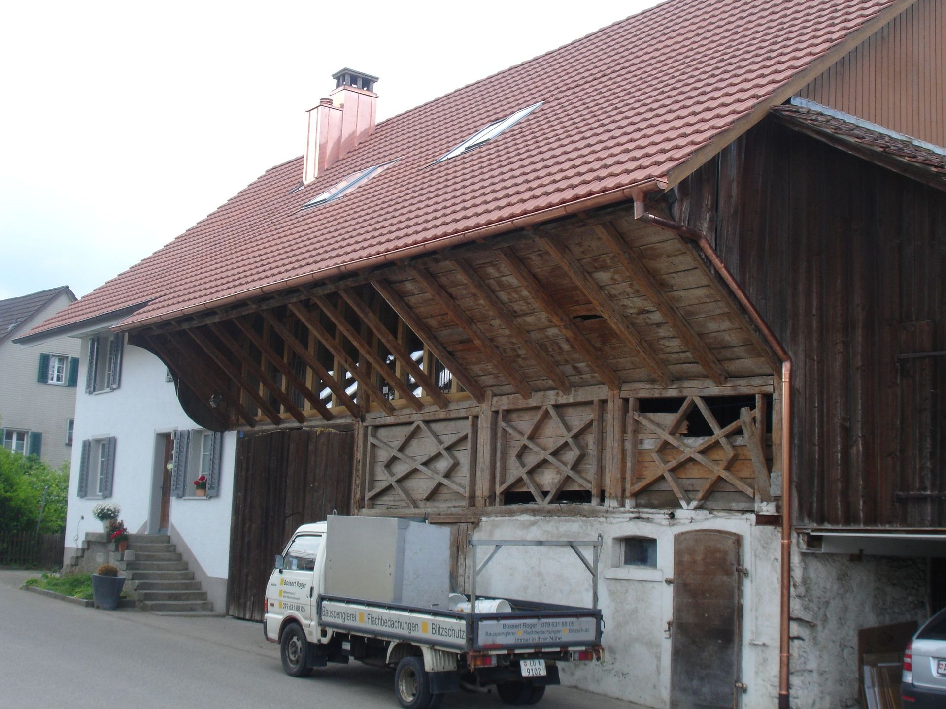 Arbeiten - Bossert Roger Bauspenglerei / Flachbedachungen