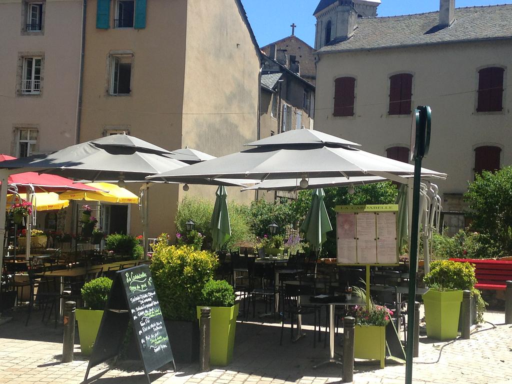 Terrasse du restaurant-pizzeria