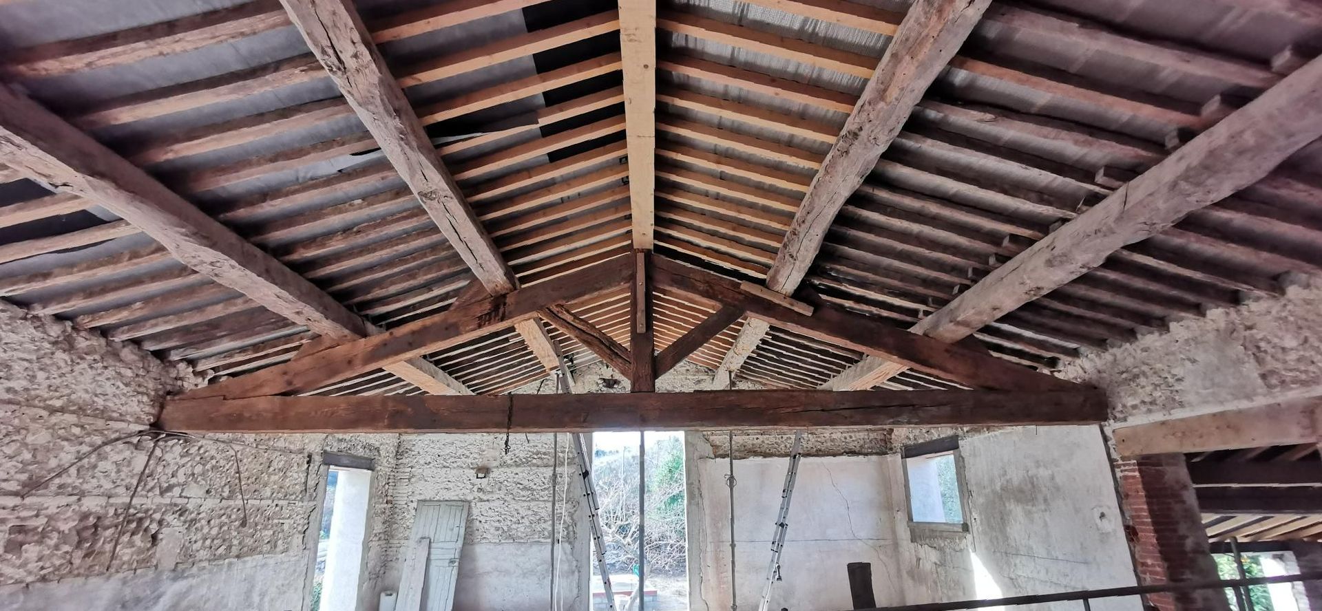 Boiserie d'une grange
