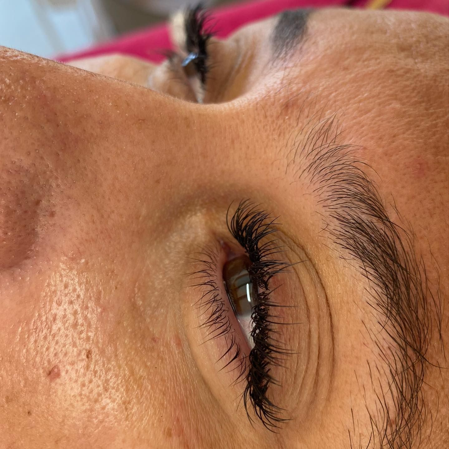 Pose de cils