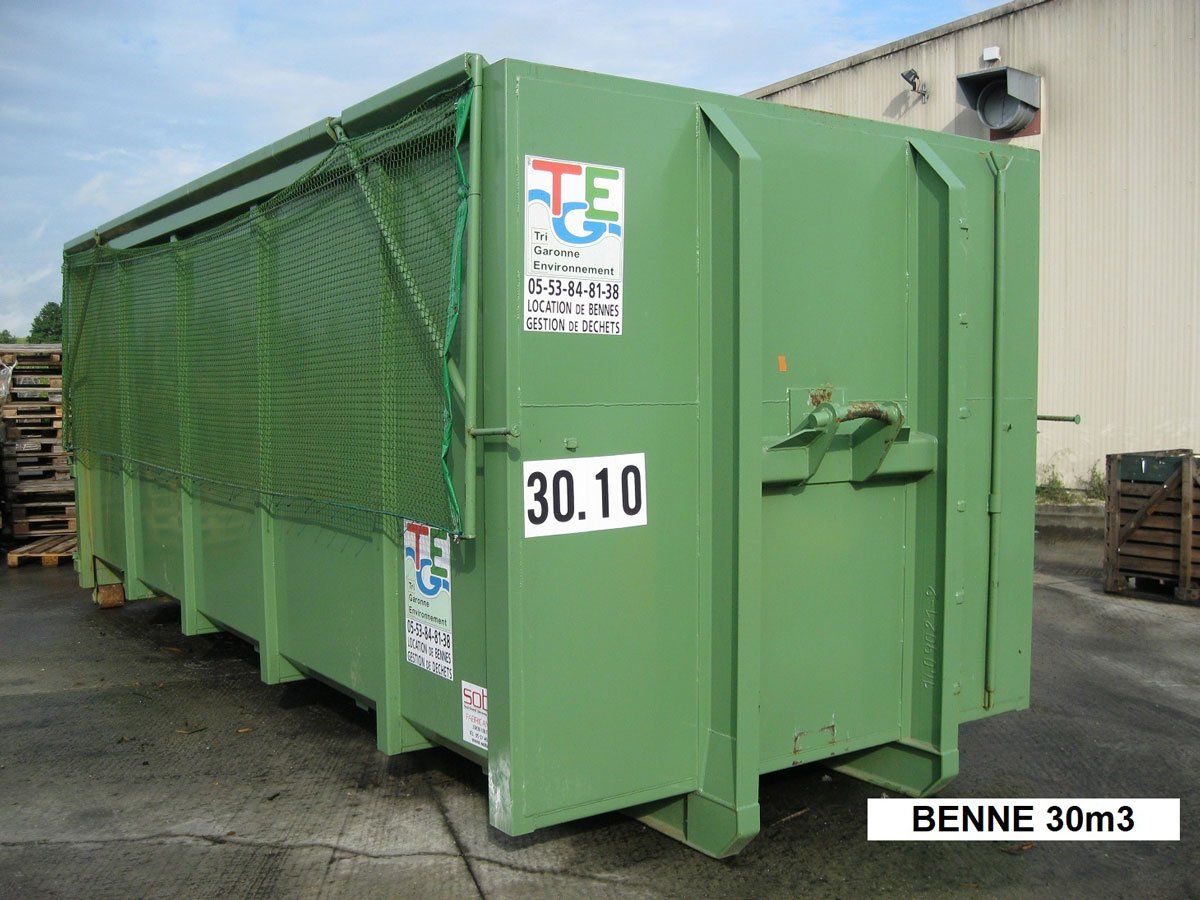 Benne de 30 m cubes