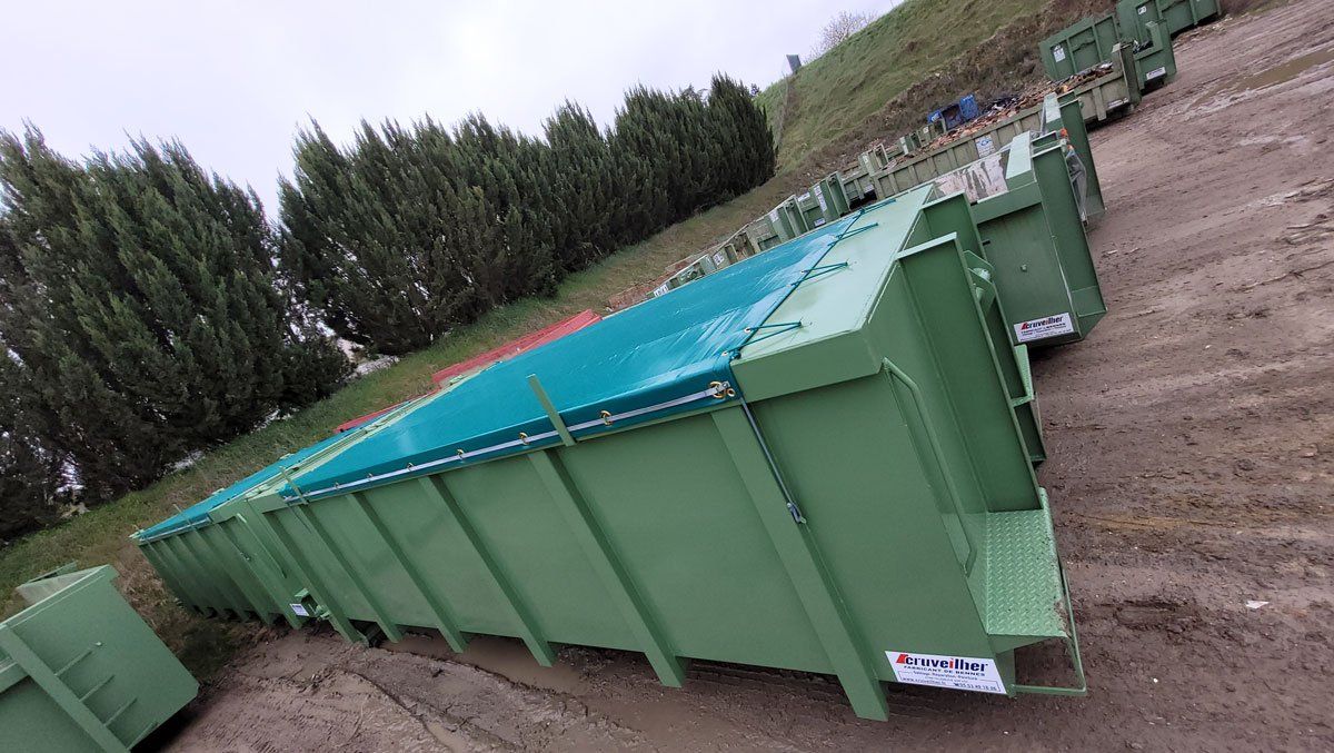 Les différentes bennes disponibles