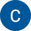 Cercle bleu avec un « C » blanc à l'intérieur