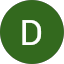Cercle vert avec un D majuscule blanc à l'intérieur.