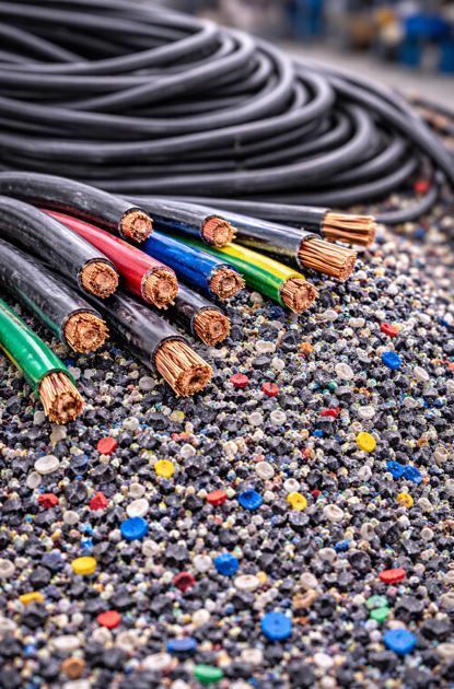 Paquetes de cables eléctricos industriales aislados 