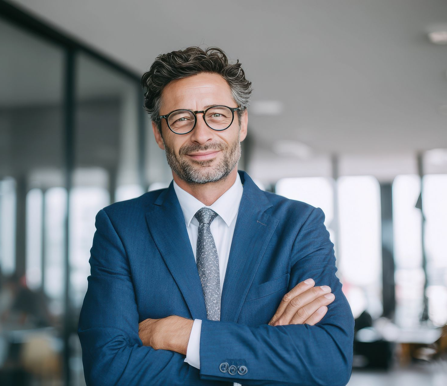 Portrait professionnel d'un homme en costume