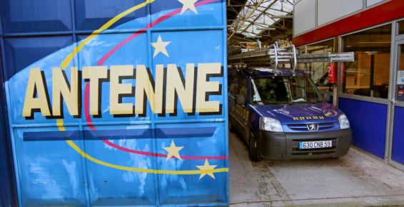 Installation d'antennes de télévision