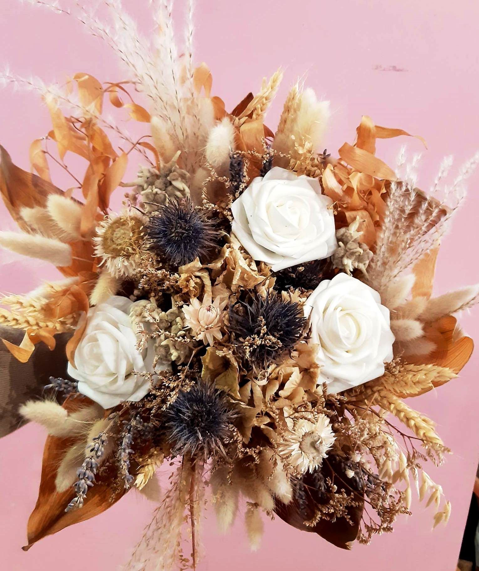 Bouquet de fleurs séchées