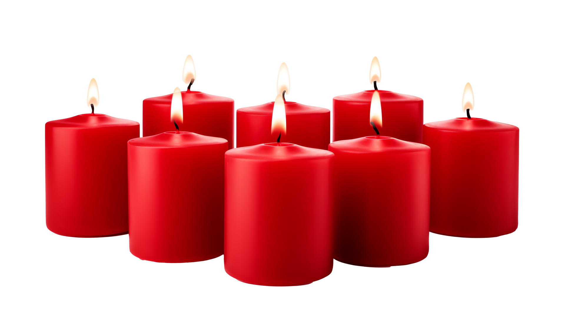 Bougies rouges