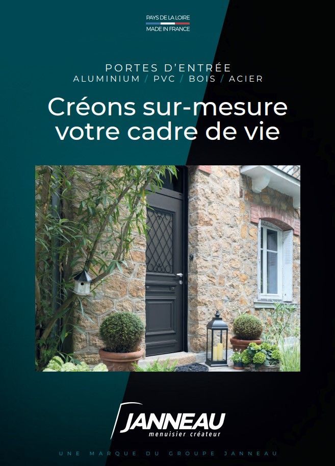 Brochures des portes d'entrée JANNEAU