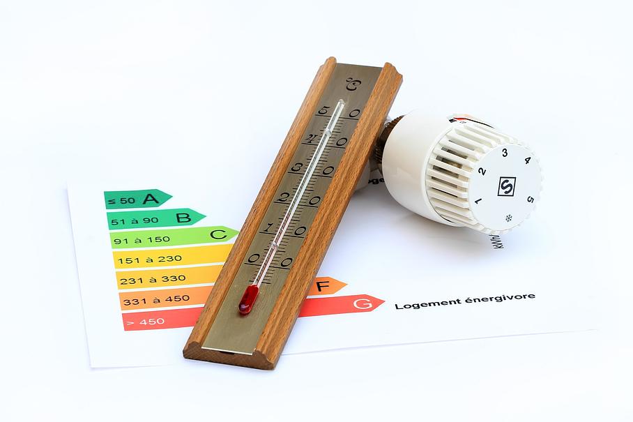Chauffage - radiateur - thermomètre