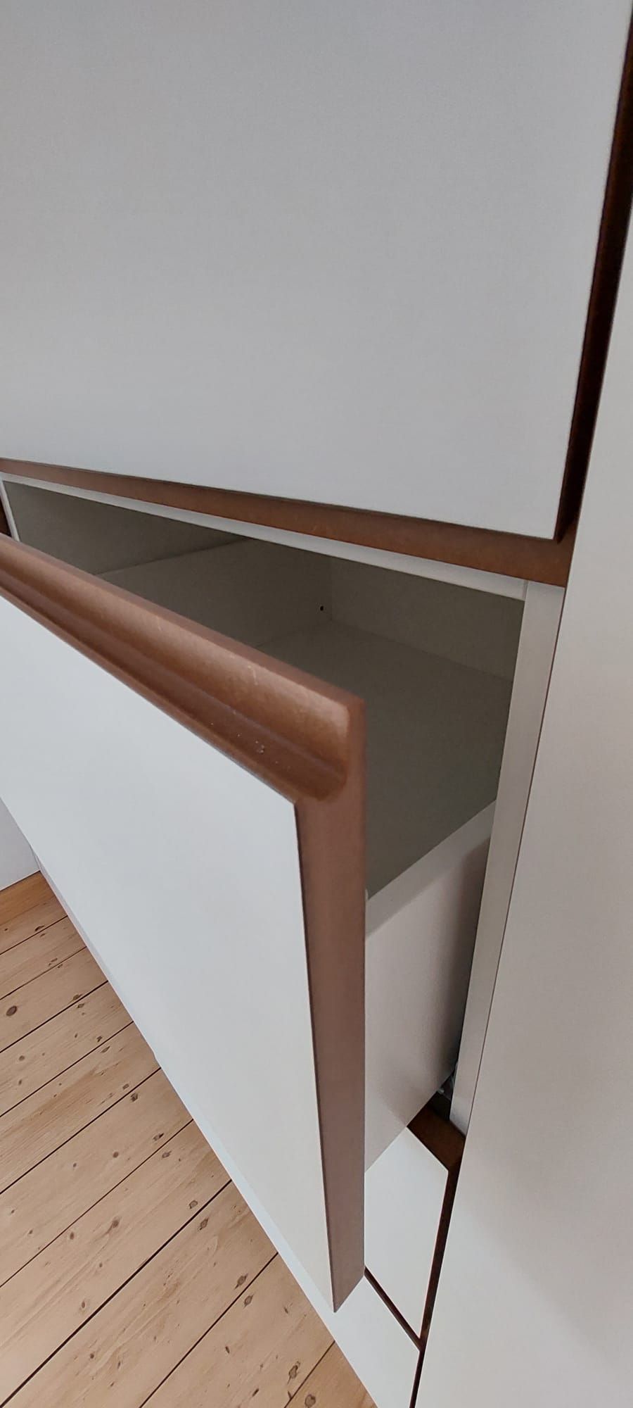 Nahaufnahme von Schubladen 