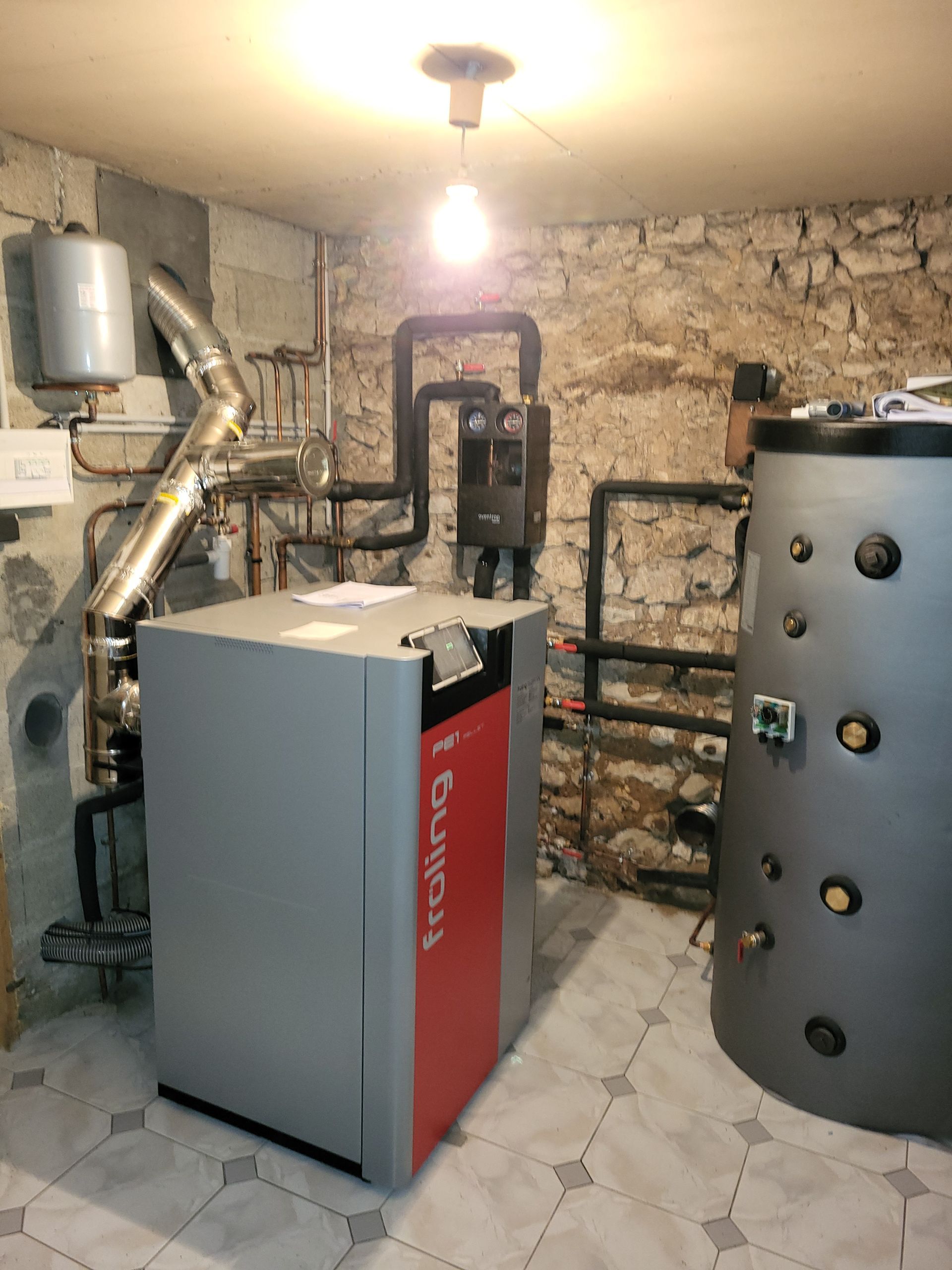 Chaudière Fröling installée