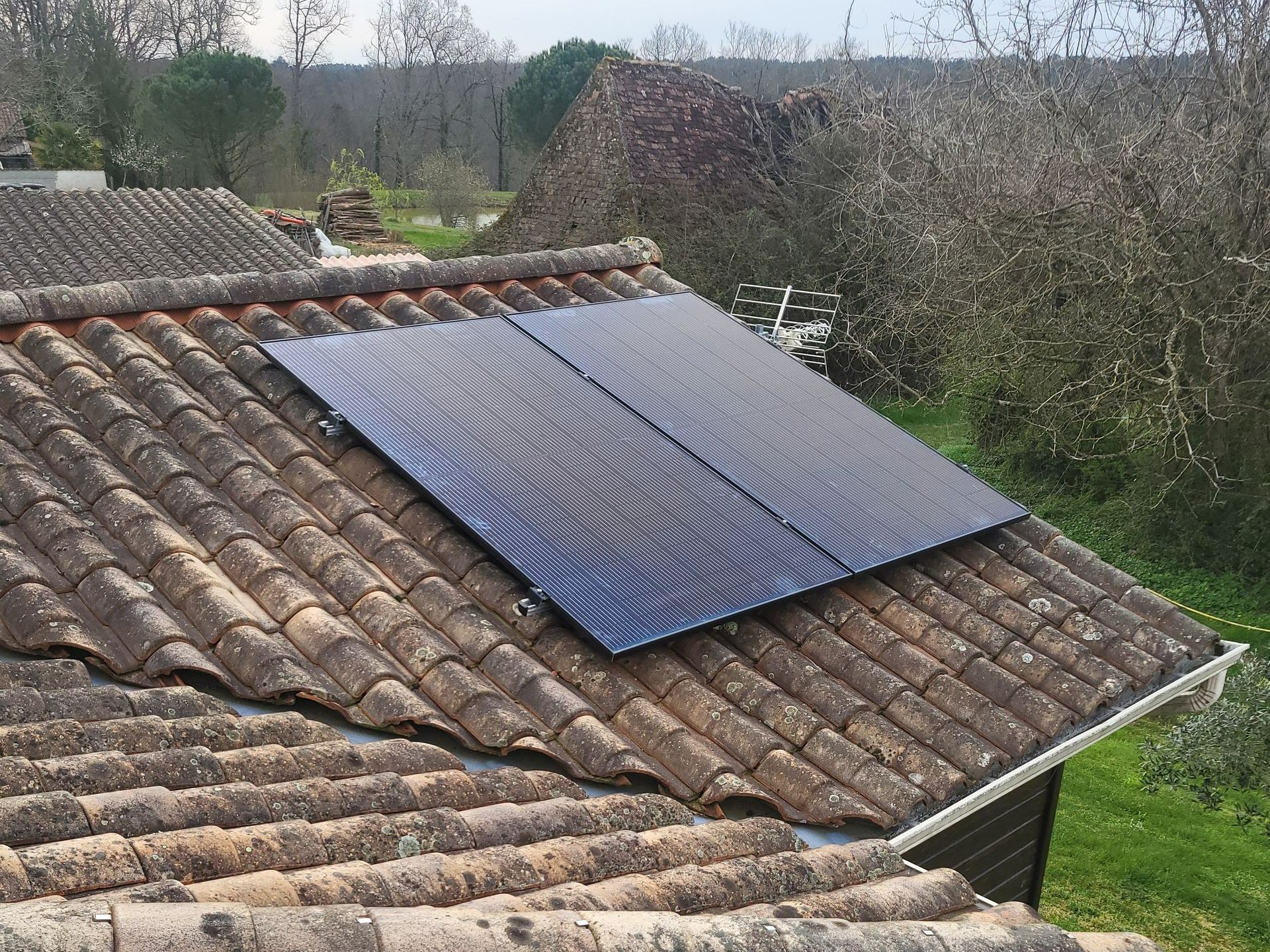 Pose de panneaux photovoltaïques