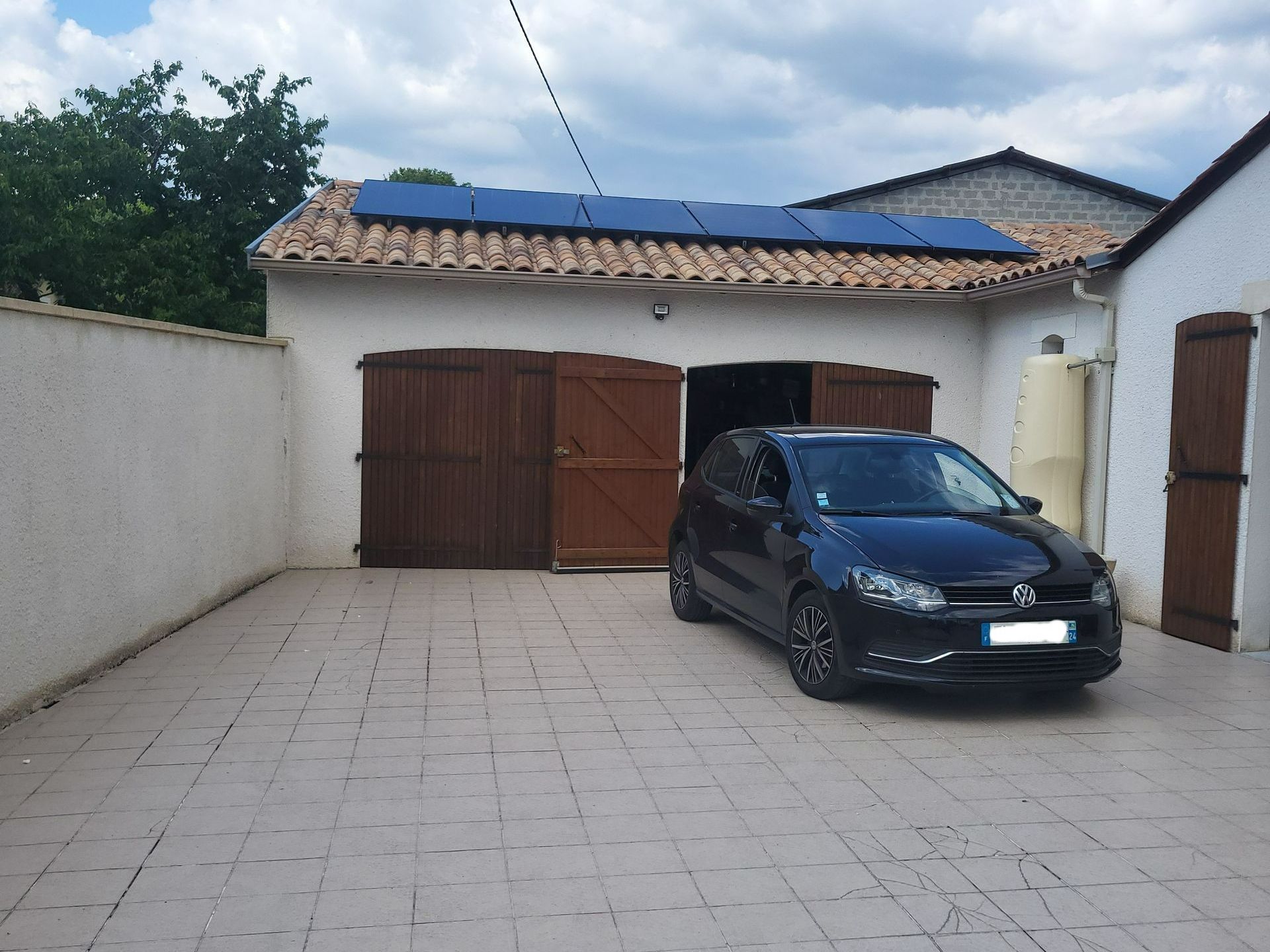 Mise en place de panneaux photovoltaïques